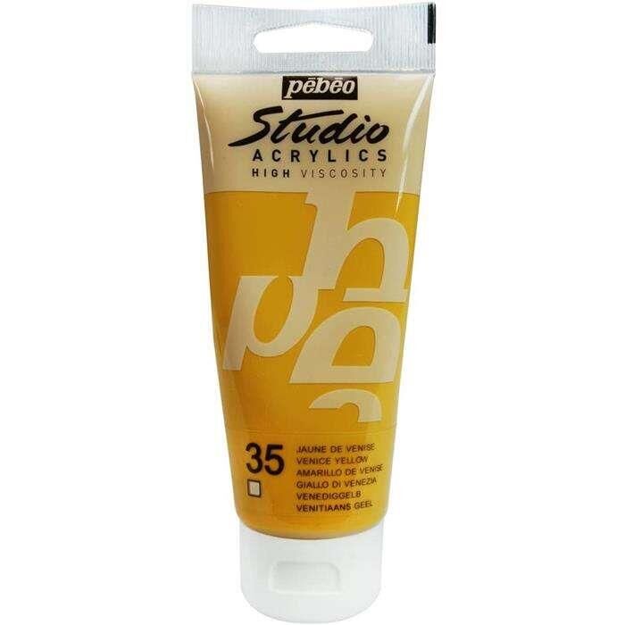 Pebeo Studio Akrilik Boya 100ml Tüp 35 Venice Yellow