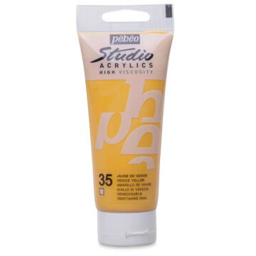 Pebeo Studio Yüksek Viskoziteli Akrilik Boya 100 ml Venice Yellow 35