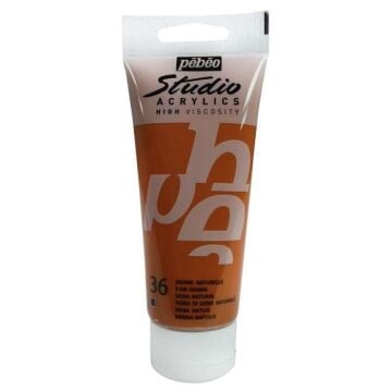 Pebeo Studio Yüksek Viskoziteli Akrilik Boya 100 ml Raw Sienna 36