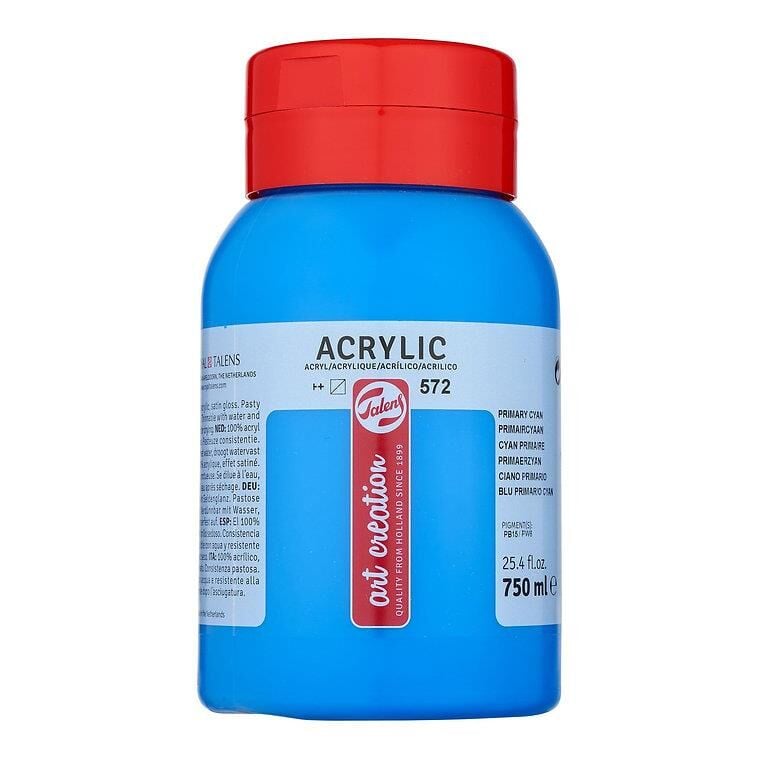 TALENS ARTCREATİON AKRİLİK 750 ML PRIMARY CYAN 572
