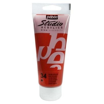 Pebeo Studio Akrilik Boya 100ml Tüp 34 Red Ochre