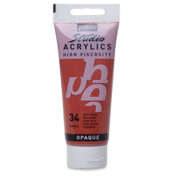 Pebeo Studio Yüksek Viskoziteli Akrilik Boya 100 ml Red Ochre 34