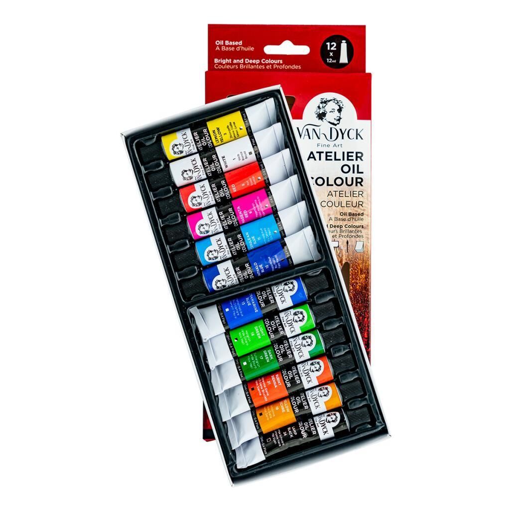 Van Dyck Yağlı Boya Set 12mlx 12 Renk