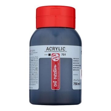 TALENS ARTCREATİON AKRİLİK 750 ML IVORY BLACK 701