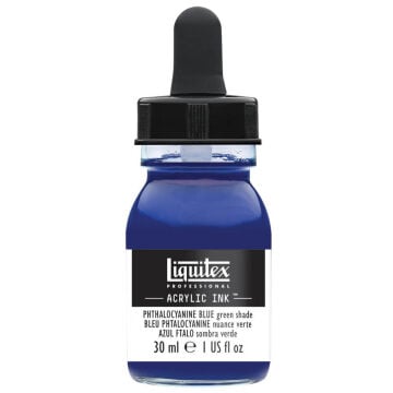 Liquitex Professional Akrilik Mürekkep 30 ml Phthalocyanine Blue Green Shade 316