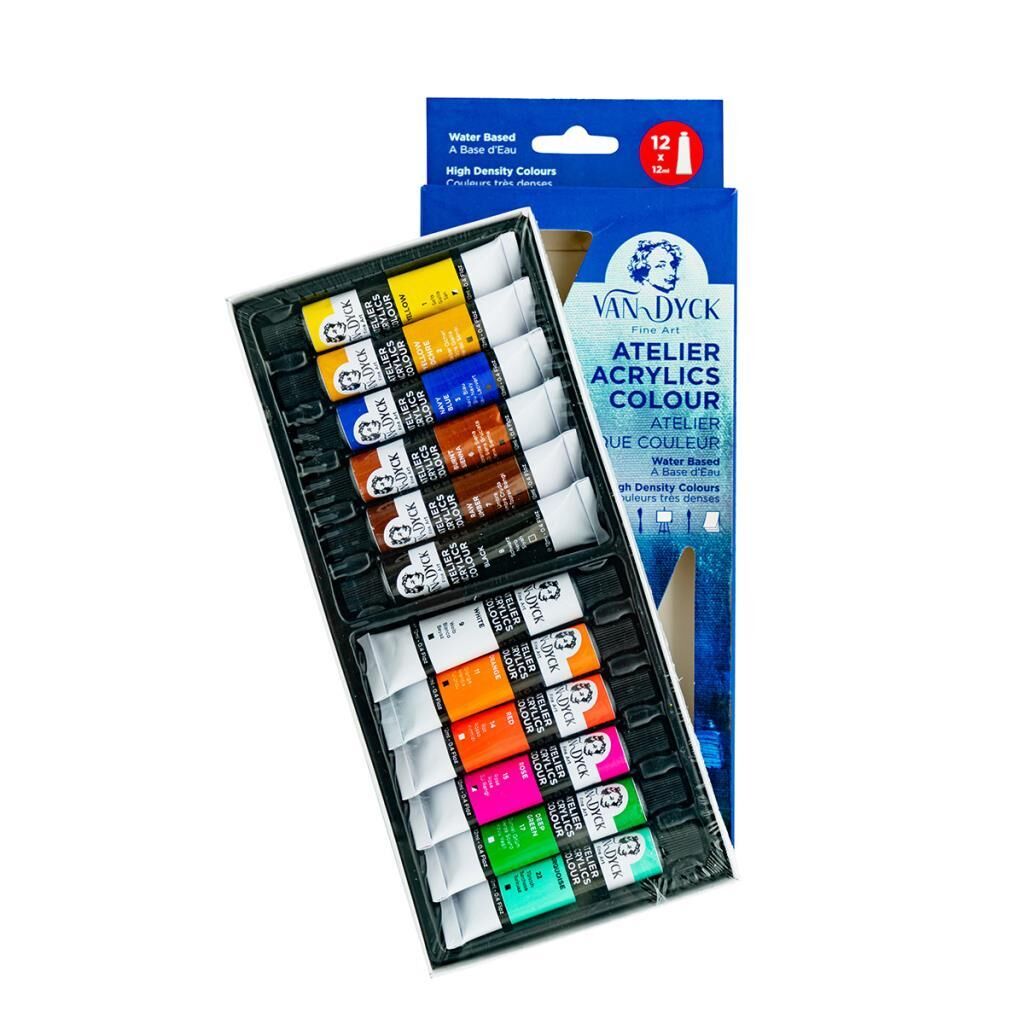 Van Dyck Akrilik Boya 12mlx12li set