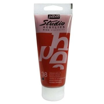 Pebeo Studio Yüksek Viskoziteli Akrilik Boya 100 ml Burnt Sienna 38