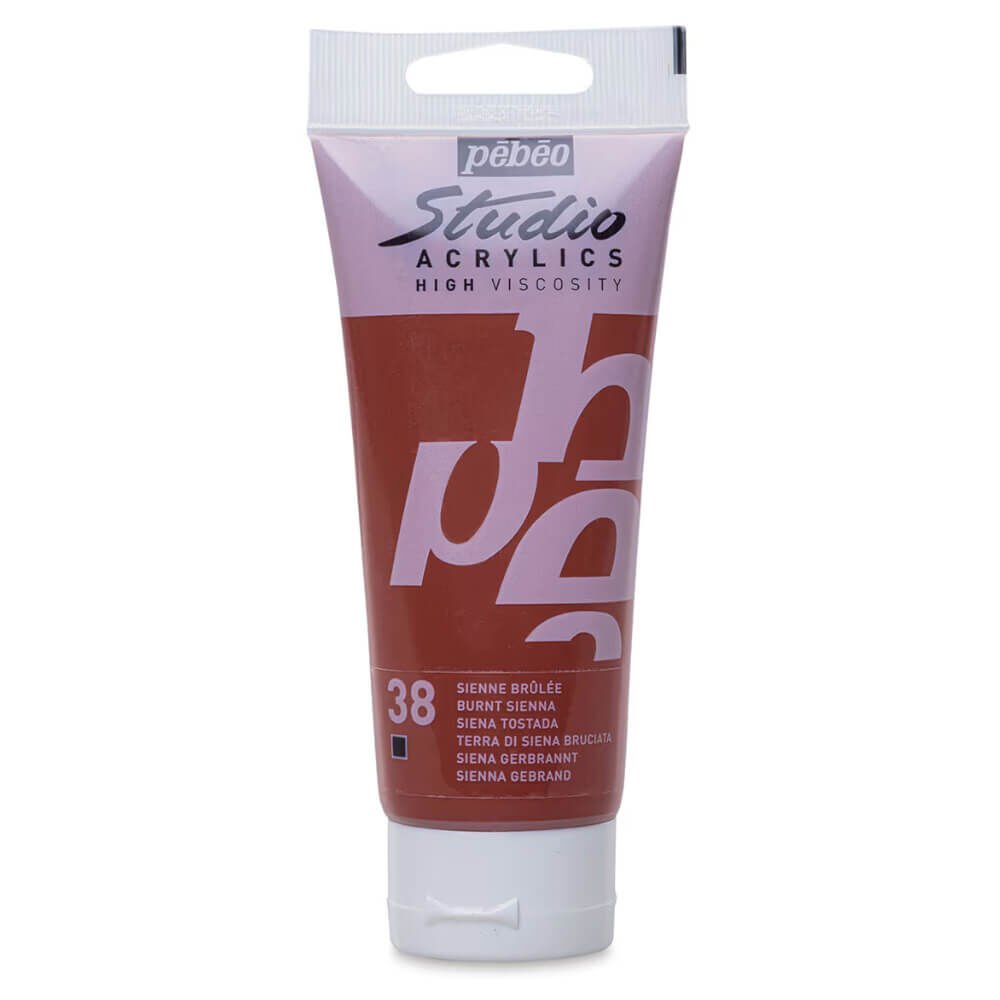 Pebeo Studio Yüksek Viskoziteli Akrilik Boya 100 ml Burnt Sienna 38