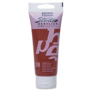Pebeo Studio Yüksek Viskoziteli Akrilik Boya 100 ml Burnt Sienna 38