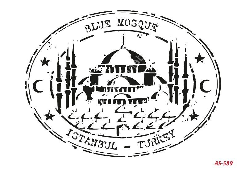 Cadence Stencil Şablon AS Serisi A4  AS589