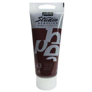 Pebeo Studio Akrilik Boya 100ml Tüp 63 Terra Rossa