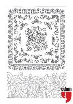 Yazma - Türk Sanatları Boyama Serisi (20 Adet Kartpostal)