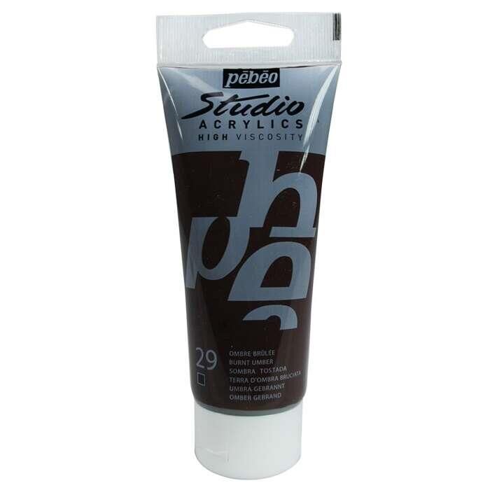Pebeo Studio Akrilik Boya 100ml Tüp 29 Brunt Umber