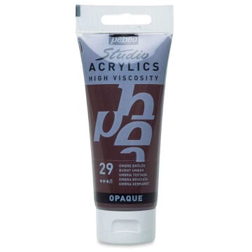 Pebeo Studio Yüksek Viskoziteli Akrilik Boya 100 ml Burnt Umber 29