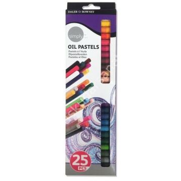 D.Rowney Simply Yağlı Pastel Boya Seti 25 Renk