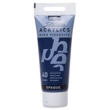 Pebeo Studio Yüksek Viskoziteli Akrilik Boya 100 ml Payne’s Grey 40