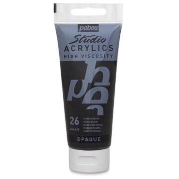 Pebeo Studio Yüksek Viskoziteli Akrilik Boya 100 ml Mars Black 26