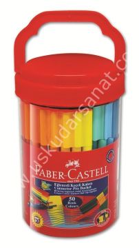 Faber Castell 50'Li Eğlenceli Keçeli Kalem Kova