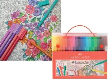 Faber Castell 60'Li Eğlenceli Keçeli Kalem Çanta