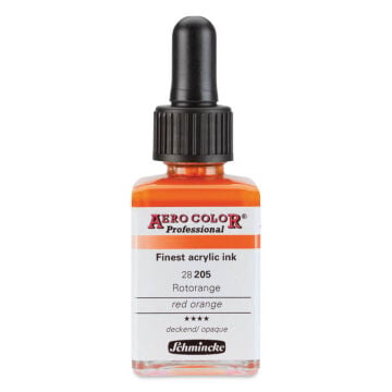 Schmincke Aero Color Profesyonel Akrilik Mürekkep 28 ml Red Orange 205