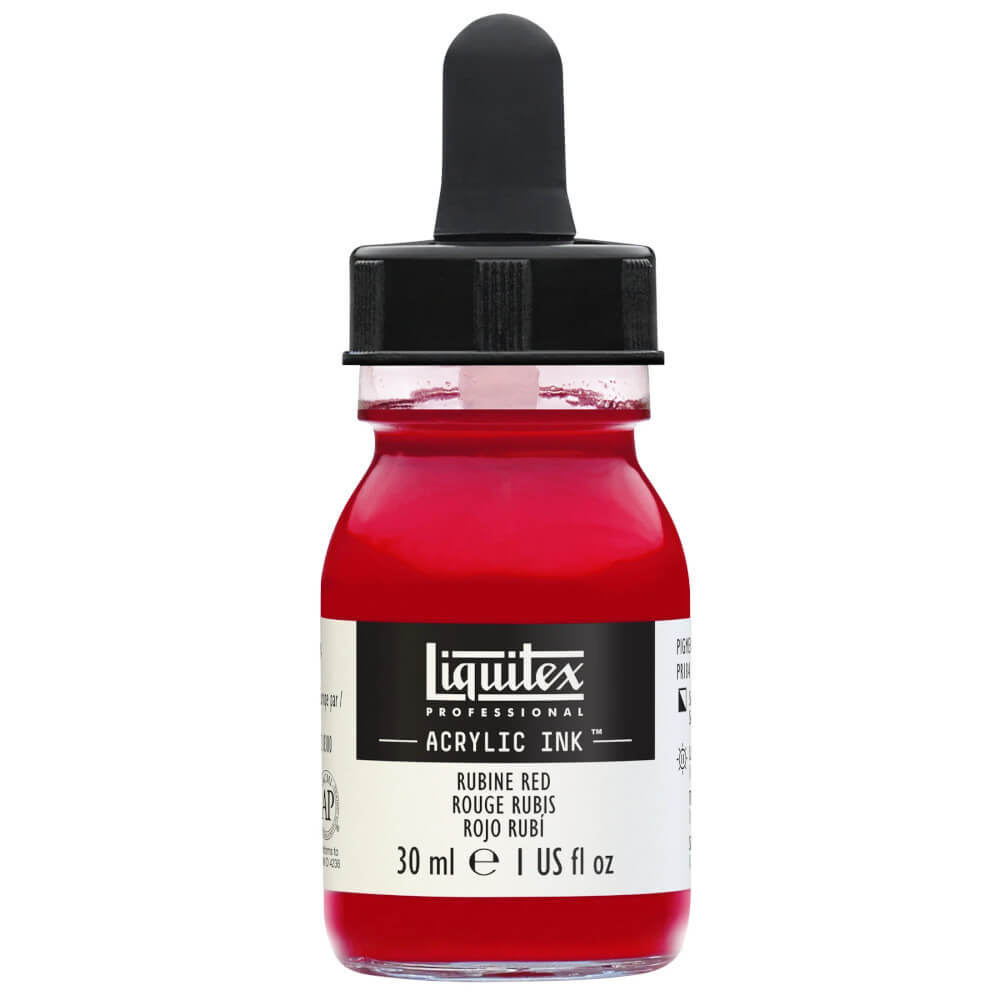 Liquitex Professional Akrilik Mürekkep 30 ml Rubine Red 388