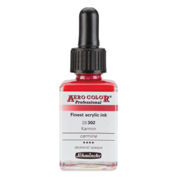 Schmincke Aero Color Profesyonel Akrilik Mürekkep 28 ml Carmine 302