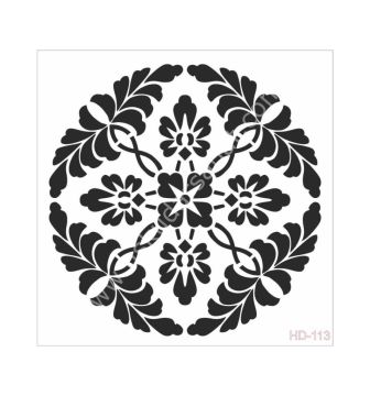 Cadence Home Decor Mobilya - Duvar Stencil 45x45cm HD-113