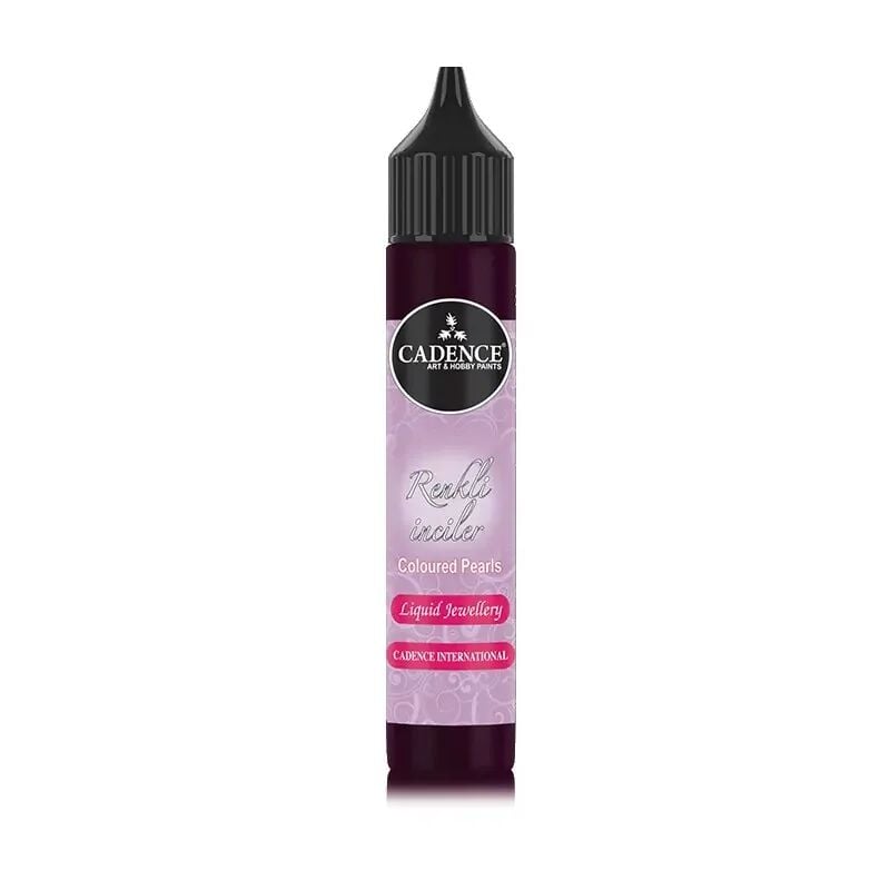 Cadence Renkli İnciler/Likit Mücevher 25ml 566 Patlıcan