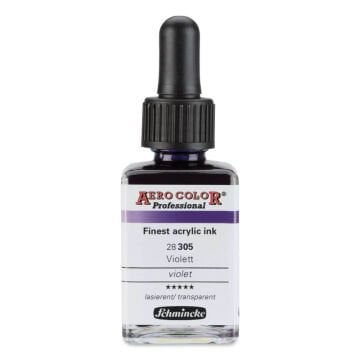 Schmincke Aero Color Profesyonel Akrilik Mürekkep 28 ml Violet 305