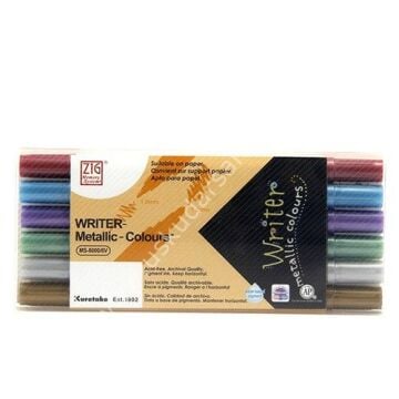 Zig Kaligrafi Metalik 6'lı Set Çift Taraflı 2mm-3,5mm