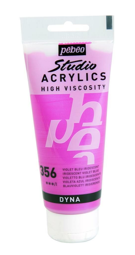 Pebeo Studio Akrilik Boya 100ml Tüp 356 Violet Blue metallic