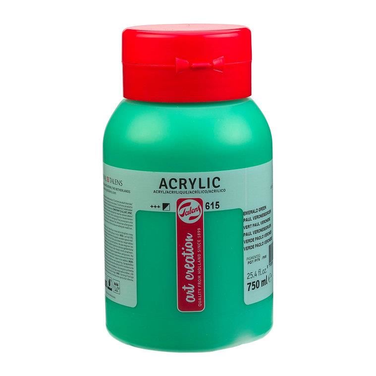 TALENS ARTCREATİON AKRİLİK 750 ML EMERALD GREEN 615