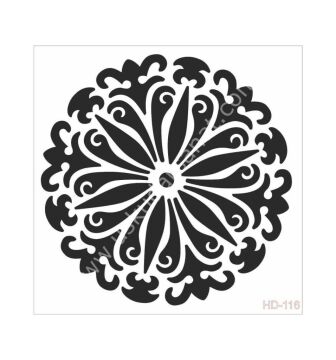 Cadence Home Decor Mobilya - Duvar Stencil 45x45cm HD-116