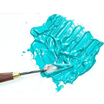 Pebeo Studio Yüksek Viskoziteli Metalik Akrilik Boya 100 ml Iridescent Green Blue 358