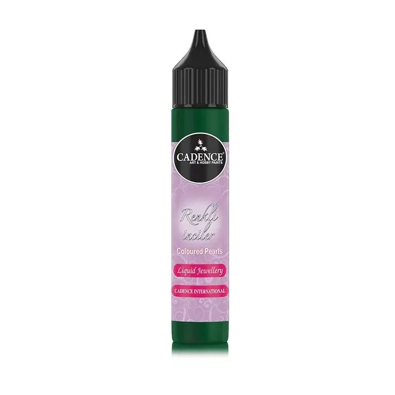 Cadence Renkli İnciler/Likit Mücevher 25ml 556 Zümrüt Yeşili