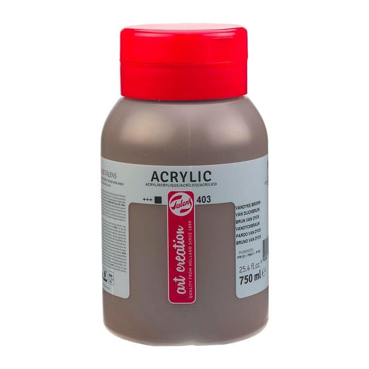 TALENS ARTCREATİON AKRİLİK 750 ML VANDYKE BROWN 403