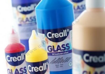 Creall Glass Sökülebilir Cam Boyası 6'lı Set 80ml