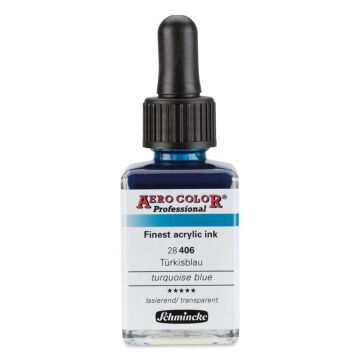 Schmincke Aero Color Profesyonel Akrilik Mürekkep 28 ml Turquoise Blue 406
