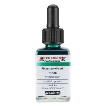 Schmincke Aero Color Profesyonel Akrilik Mürekkep 28 ml Phthalo Green 500