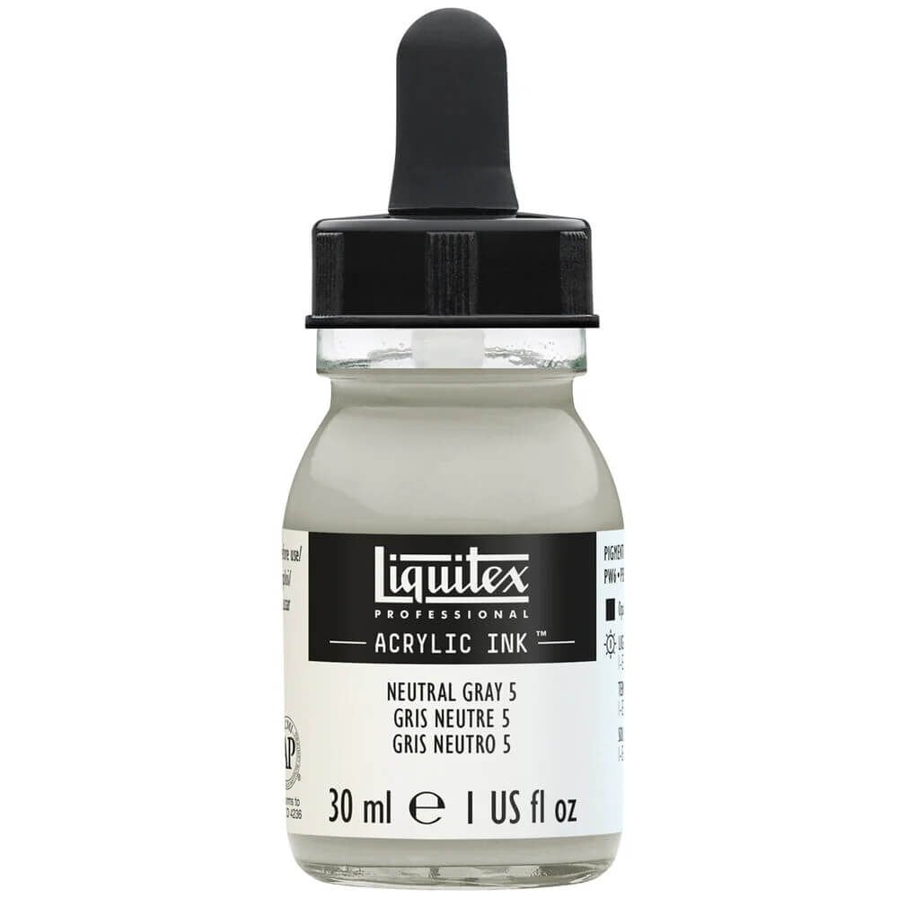 Liquitex Professional Akrilik Mürekkep 30 ml Neutral Gray 5 599