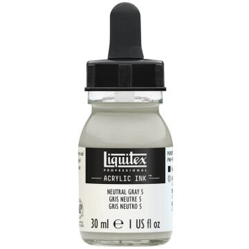Liquitex Professional Akrilik Mürekkep 30 ml Neutral Gray 5 599