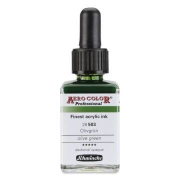 Schmincke Aero Color Profesyonel Akrilik Mürekkep 28 ml Olive Green 503