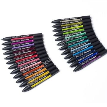 Winsor Newton Promarker Öğrenci Designer Tasarım Set 24 Renk Çantalı
