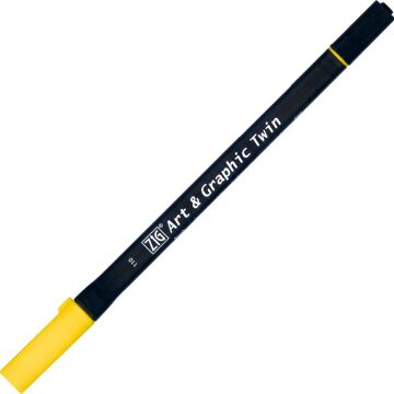 Zig Art & Graphic Twin Marker Çizim Kalemi 110 Bright Yellow