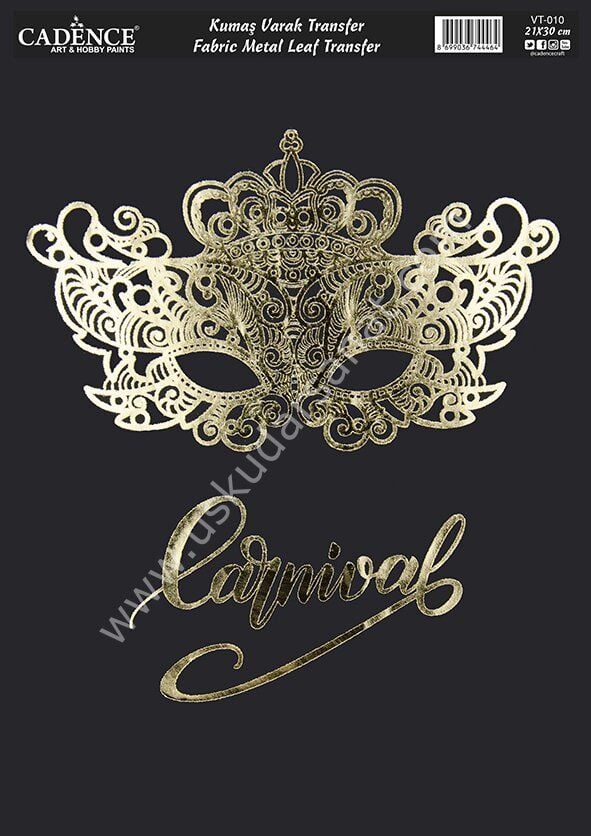 Cadence Kolay - Hazır Varak Kumaş Transfer 21x30 A4 VT-010