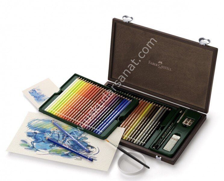 Faber Castell Albrecht Dürer Suluboya Kalemi 48li Ahşap Set