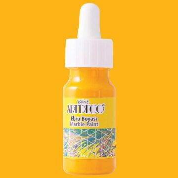 Artdeco Ebru Boyası 30 ml 02 Koyu Sarı