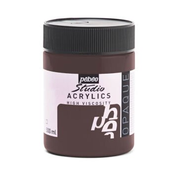 Pebeo Studio Yüksek Viskoziteli Akrilik Boya 500 ml Terra Rossa 63