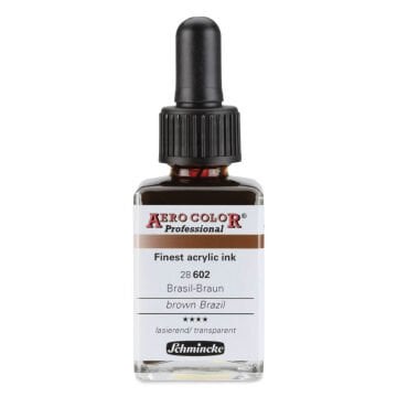 Schmincke Aero Color Profesyonel Akrilik Mürekkep 28 ml Brown Brasil 602