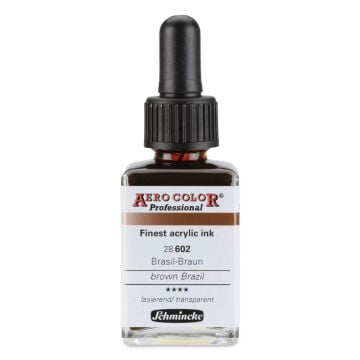 Schmincke Aero Color Profesyonel Akrilik Mürekkep 28 ml Brown Brasil 602